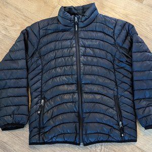 Marmot down jacket, youth large, black
